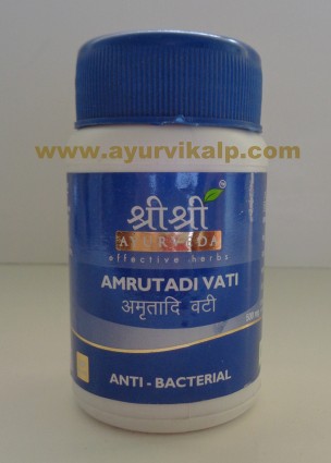 Sri Sri Ayurveda, AMRUTADI VATI, 60 Tablets, Anti Bacterial